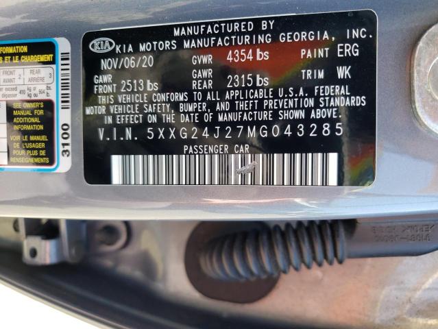 5XXG24J27MG043285 KIA K5 LX