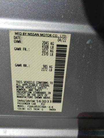 1N4AZ1BV5NC563033 Nissan LEAF S