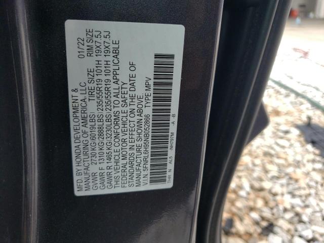 5FNRL6H95NB052866 Honda Odyssey EL 13