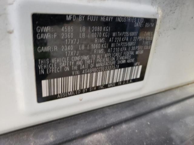4S4BRBCC0E3327578 Subaru Outback 2.5i Premium