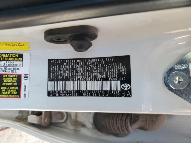 5YFBURHE1GP366745 Toyota COROLLA L