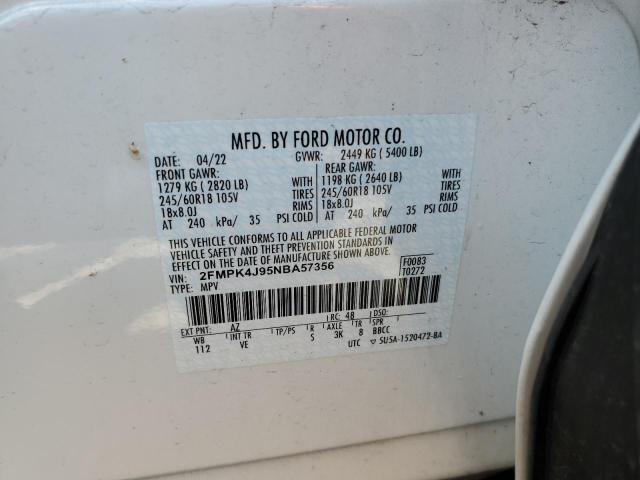 2FMPK4J95NBA57356 2022 FORD EDGE - Image 13