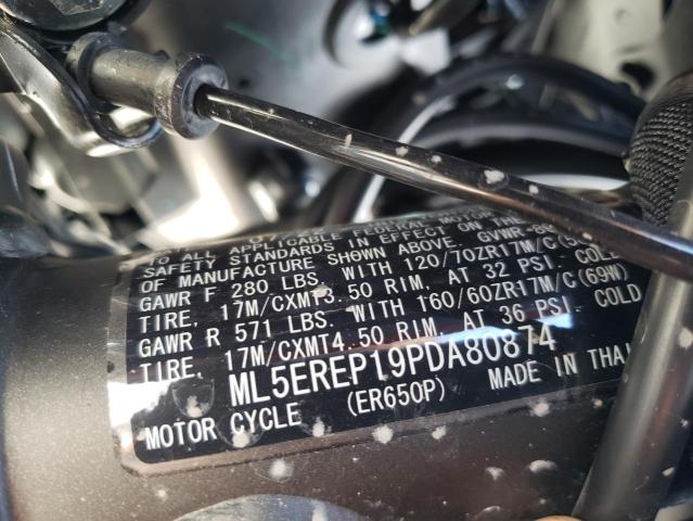 2023 KAWASAKI ER650 P - ML5EREP19PDA80874