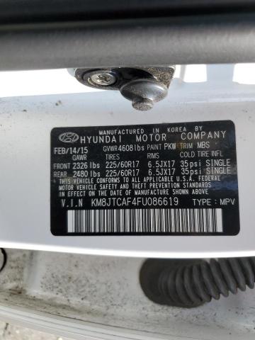 2015 HYUNDAI TUCSON GLS - KM8JTCAF4FU086619