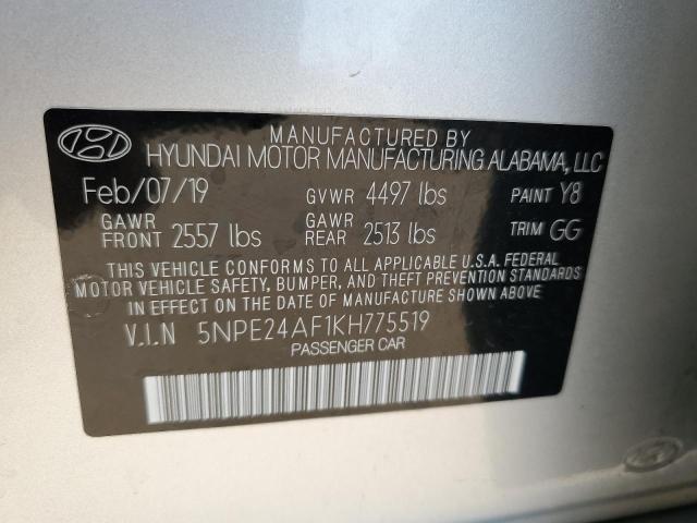 5NPE24AF1KH775519 Hyundai Sonata SE 12