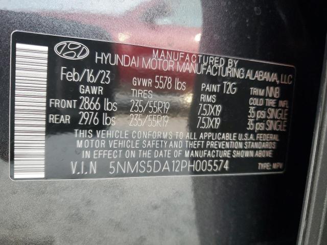 2023 HYUNDAI SANTA FE L - 5NMS5DA12PH005574