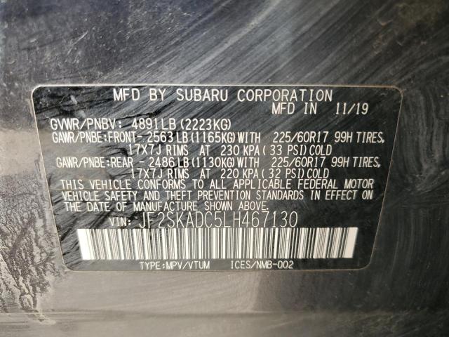 JF2SKADC5LH467130 Subaru Forester