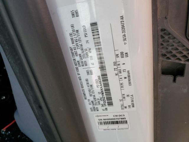 1FDZX2YMXKKA48386 Ford Transit T-350