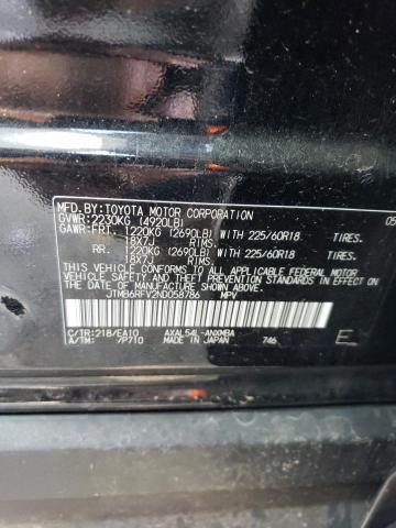 2022 Toyota Rav4 Xle Premium VIN: JTMB6RFV2ND058786 Lot: 61838143