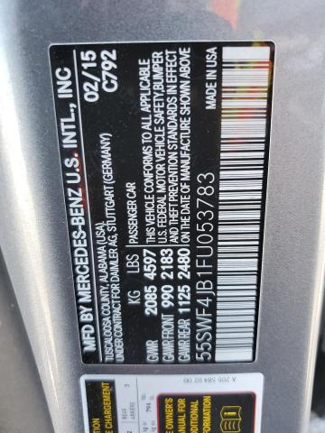 55SWF4JB1FU053783 Mercedes-Benz C 300