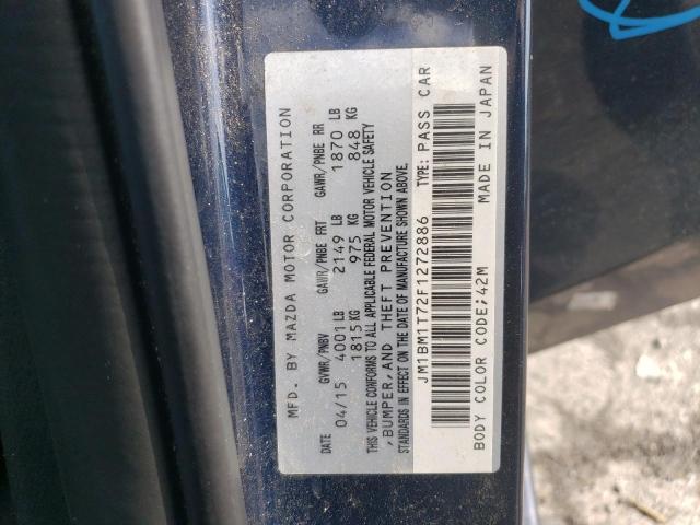 2015 MAZDA 3 SV - JM1BM1T72F1272886