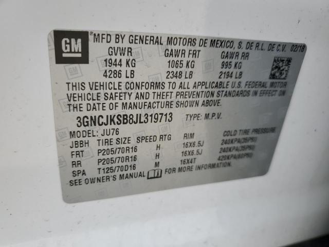2018 CHEVROLET TRAX LS - 3GNCJKSB8JL319713