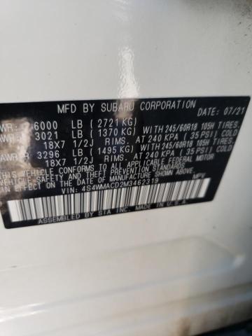 4S4WMACD2M3462319 Subaru Ascent Premium