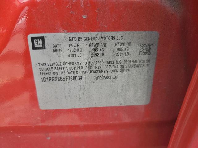 2015 CHEVROLET CRUZE LTZ - 1G1PG5SB5F7300390