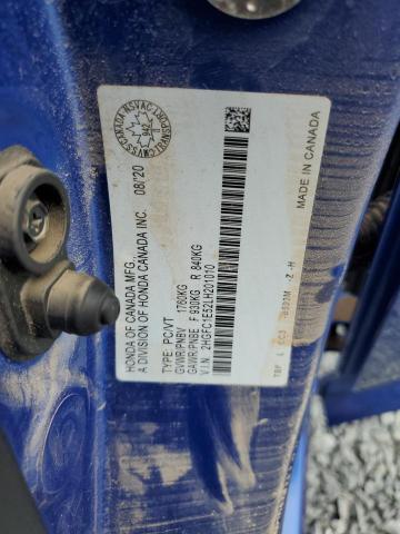 2020 HONDA CIVIC SI - 2HGFC1E52LH201010