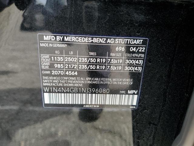 W1N4N4GB1NJ396080 Mercedes-Benz GLA 250