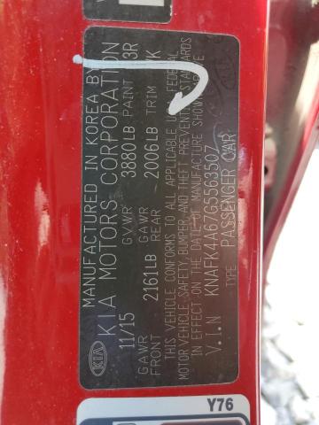 KNAFK4A67G5563507 KIA FORTE LX