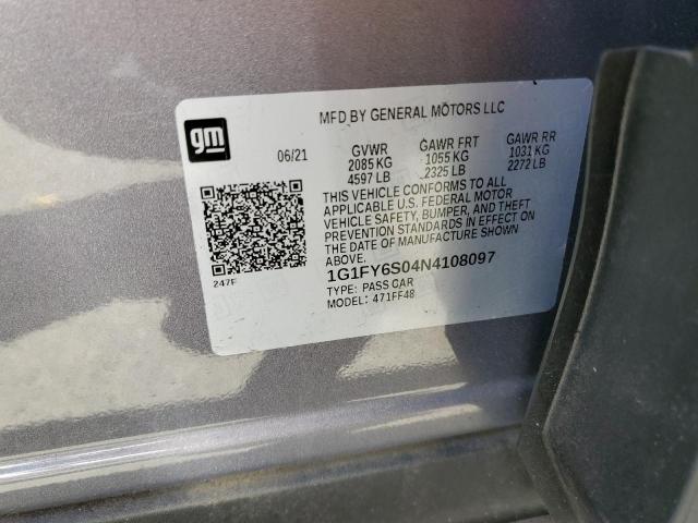 2022 CHEVROLET BOLT EUV L - 1G1FY6S04N4108097