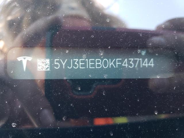 5YJ3E1EB0KF437144 Tesla Model 3  12