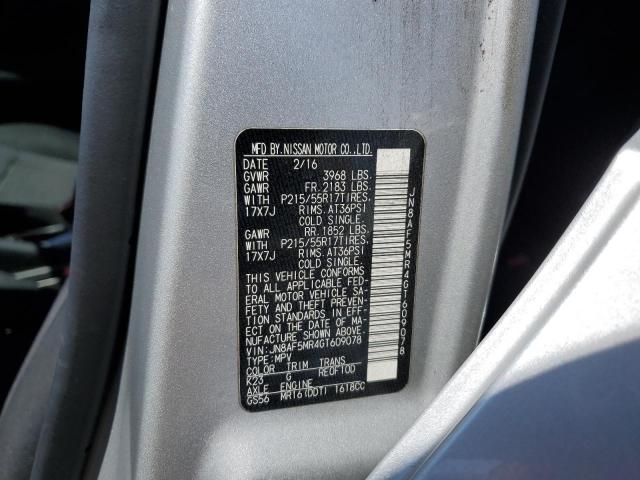 2016 NISSAN JUKE S - JN8AF5MR4GT609078