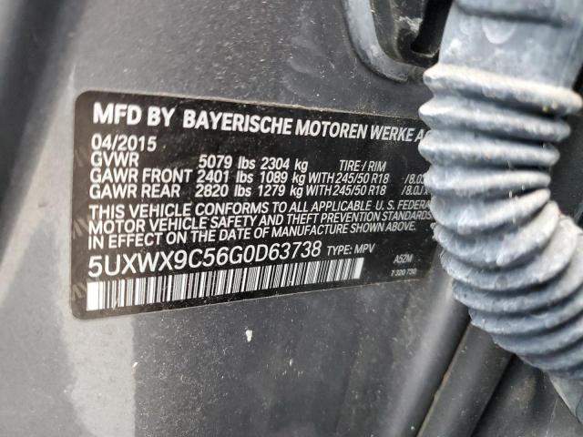 5UXWX9C56G0D63738 BMW X3 Xdrive28i