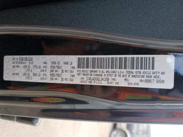 1C4BJWDG9GL341258 Jeep Wrangler Unlimited Sport