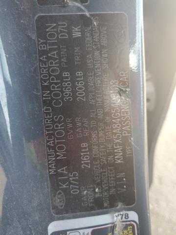 KNAFX5A84G5493103 KIA FORTE EX
