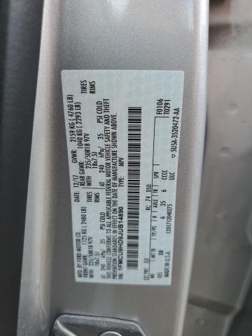 1FMCU9HD9JUB14890 Ford ESCAPE SEL