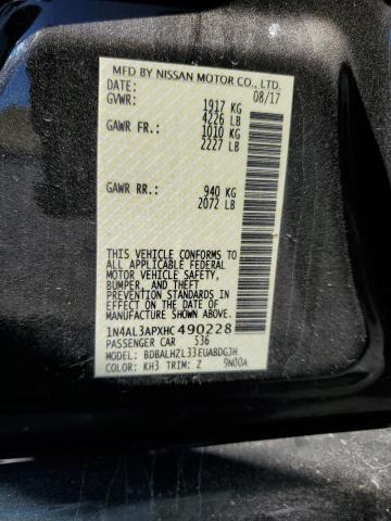 1N4AL3APXHC490228 Nissan ALTIMA 2.5