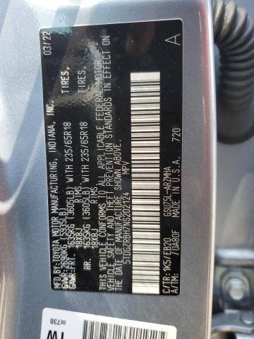 VIN 5TDGZRBH7NS202124 2022 Toyota Highlander, Xle no.13