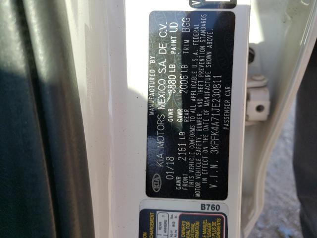 3KPFK4A71JE230811 KIA FORTE LX