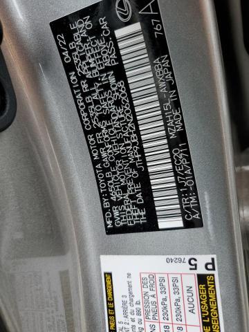 2022 LEXUS UX 250H BA JTHP9JBH2N2062068