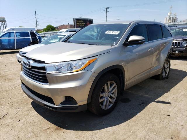 VIN 5TDBKRFH8ES024331 2014 Toyota Highlander, LE no.1