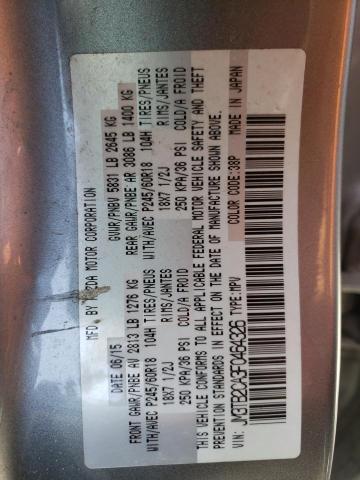 2015 MAZDA CX-9 TOURI - JM3TB2CA3F0464326