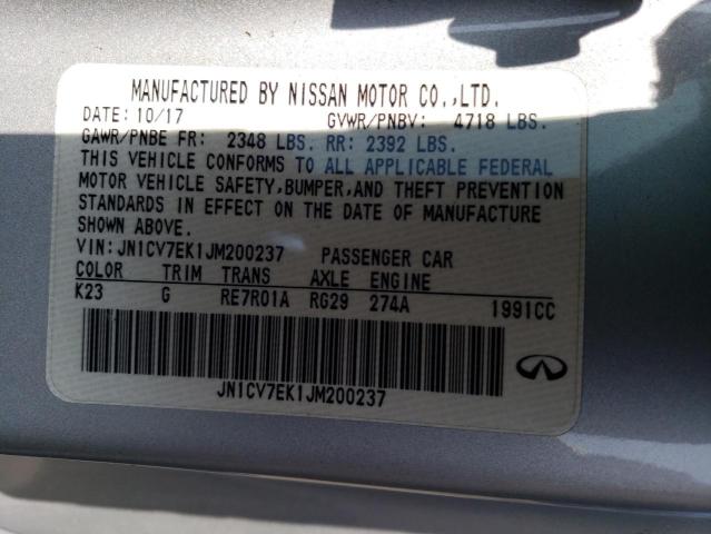 2018 INFINITI Q60 PURE JN1CV7EK1JM200237