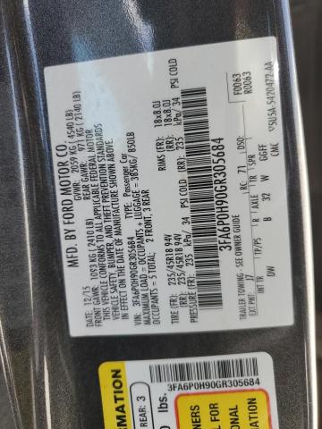3FA6P0H90GR305684 Ford FUSION SE