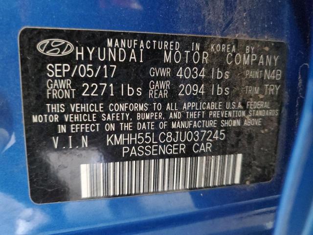 KMHH55LC8JU037245 Hyundai Elantra Gt Sport
