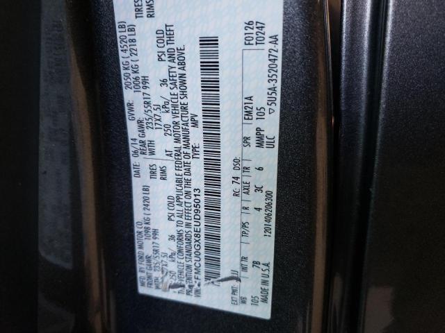 1FMCU0GX8EUD95013 Ford ESCAPE SE
