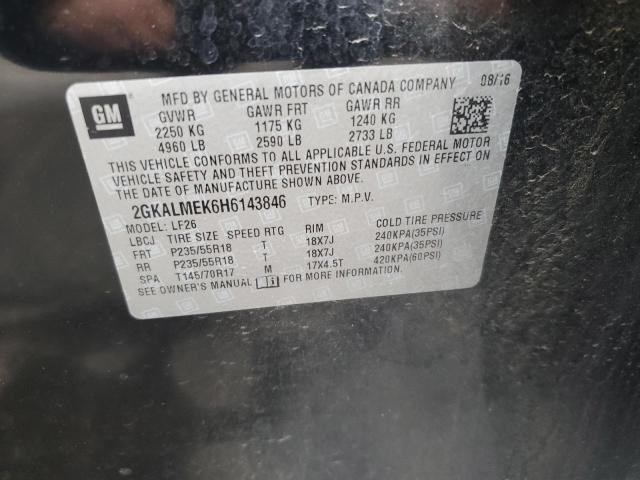 2GKALMEK6H6143846 GMC Terrain Sle