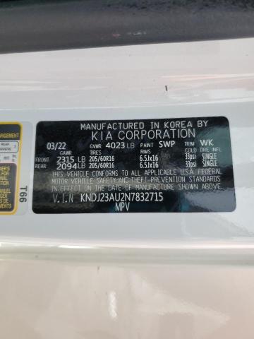 KNDJ23AU2N7832715 KIA SOUL LX
