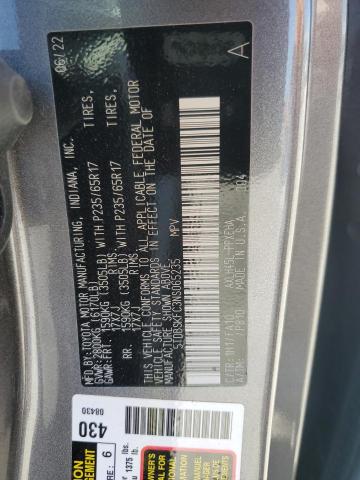 5TDBSKFC3NS065235 Toyota SIENNA LE