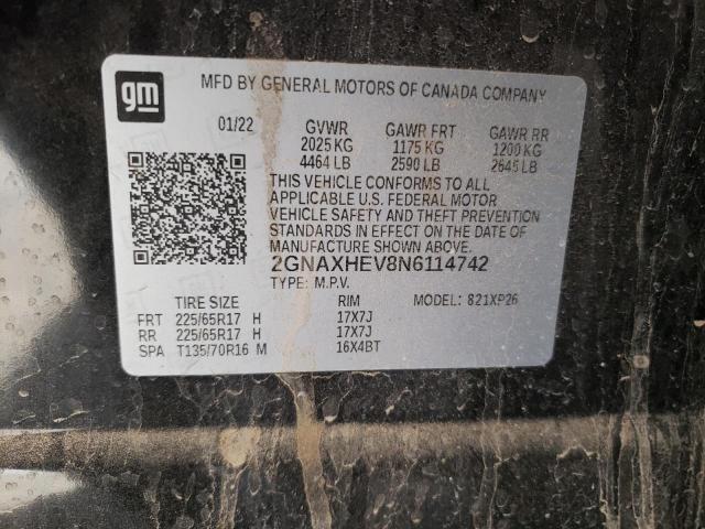 2GNAXHEV8N6114742 Chevrolet EQUINOX LS