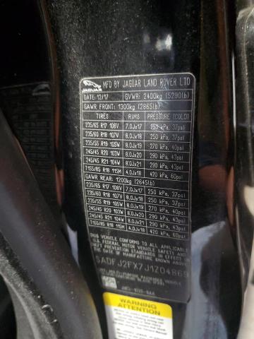 2018 JAGUAR E-PACE S SADFJ2FX7J1Z04869