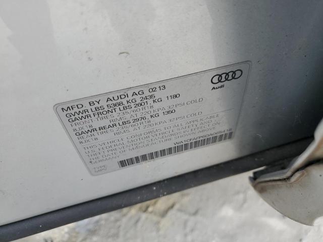 VIN WA1CFAFP6DA065418 2013 Audi Q5, Premium no.13