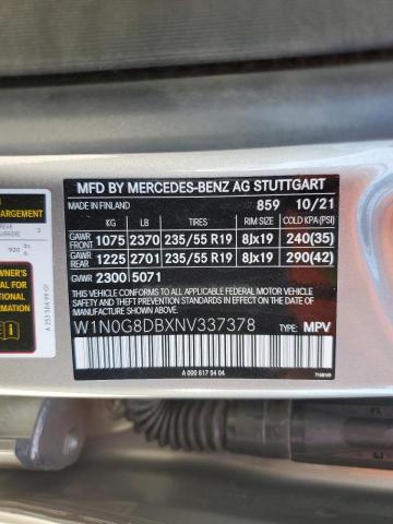 W1N0G8DBXNV337378 Mercedes-Benz GLC 300
