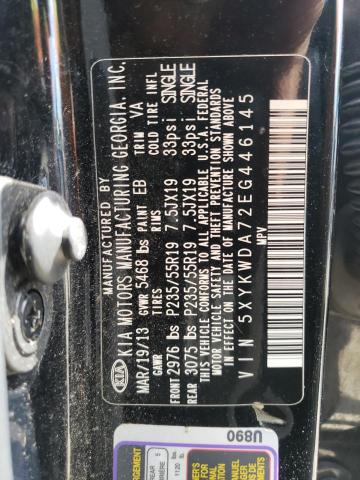 5XYKWDA72EG446145 KIA SORENTO SX