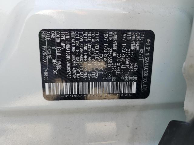 2021 NISSAN ROGUE PLAT - JN8AT3DD0MW309761