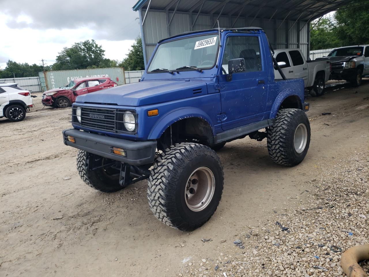 1987 SUZUKI SAMURAI BLUE JS3JC51C9H4137378 1987 SUZUKI SAMURAI BLUE JS3JC51C9H4137378
