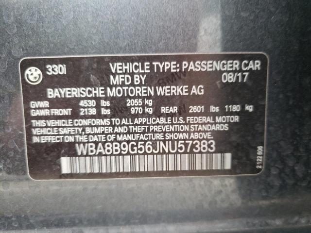 2018 BMW 330 I - WBA8B9G56JNU57383