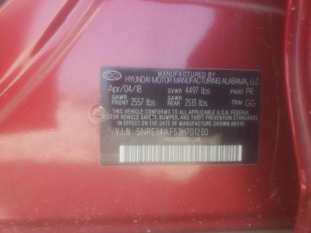 2018 HYUNDAI SONATA SE - 5NPE24AF5JH701230